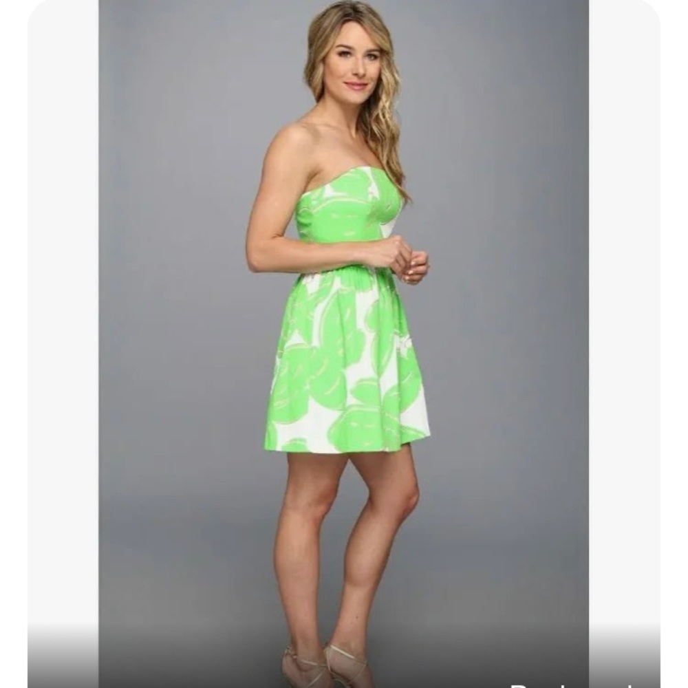 Lilly Pulitzer Lottie Stinger green dress size 0.